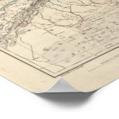 Algerije Atlas Map Poster (Hoek)