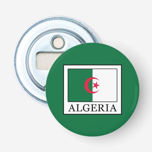 Algerije Button Flesopener (Voorkant)
