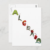 Algerije Chili Peppers Briefkaart (Voorkant / Achterkant)