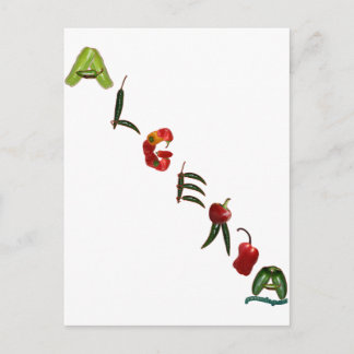 Algerije Chili Peppers Briefkaart