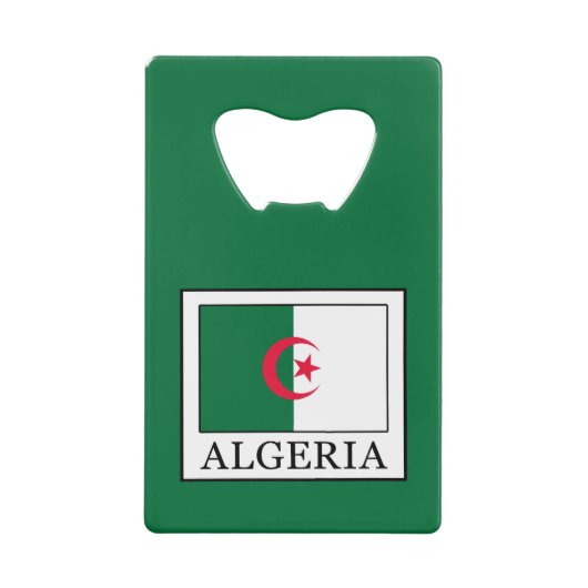 Algerije Creditkaart Flessenopener (Voorkant)