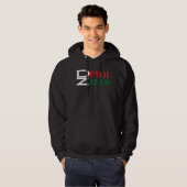 Algerije - DZ Power Algerije - Vlaggenkleurendente Hoodie (Voorkant volledig)