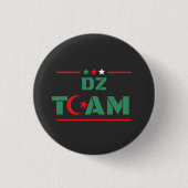 Algerije DZ Team Ronde Button 3,2 Cm (Voorkant)