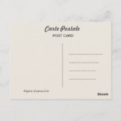  Algerije Exploratie op een ezel Briefkaart (Achterkant)