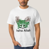 Algerije Fan Fennec T-shirt - Toernooi-editie (Voorkant)