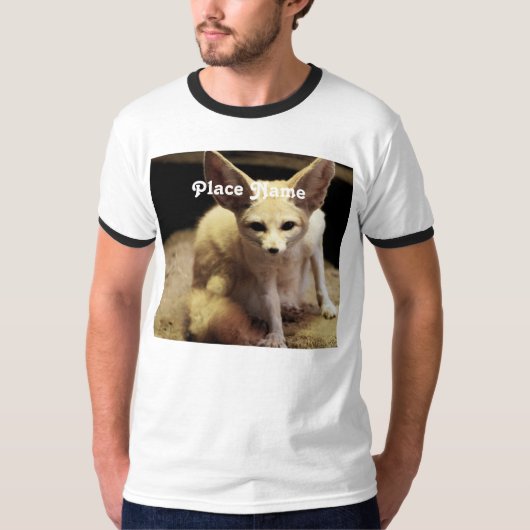 Algerije Fennec Fox T-shirt (Voorkant)