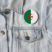 Algerije Fisheye Flag Button (In situ)