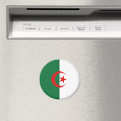 Algerije Fisheye Vlag Magneet (Insitu (Vaatwasser))