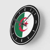 Algerije Flag Elegant Ronde Klok (Hoek)