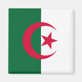 Algerije Flag Magnet (Voorkant)