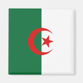 Algerije Flag Magnet (Voorkant)