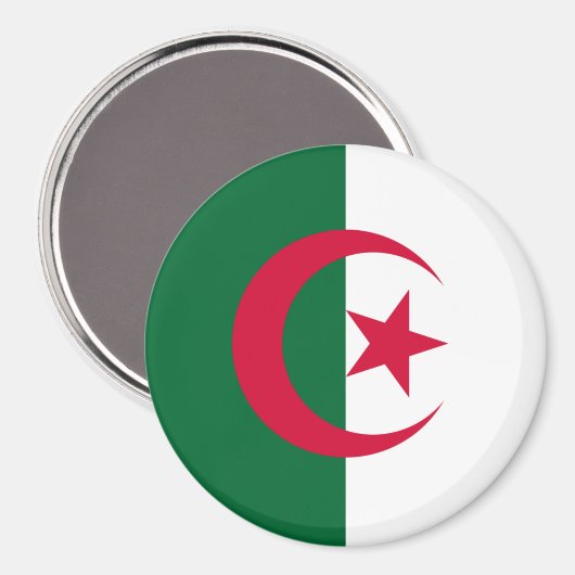 Algerije Flag Magnet (Voorkant / Achterkant)
