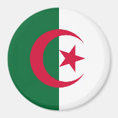 Algerije Flag Magnet (Voorkant)