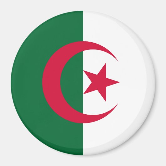 Algerije Flag Magnet (Voorkant)