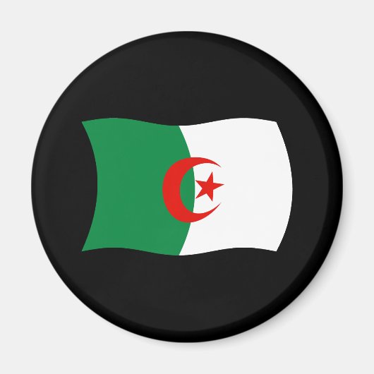 Algerije Flag Magnet (Voorkant)
