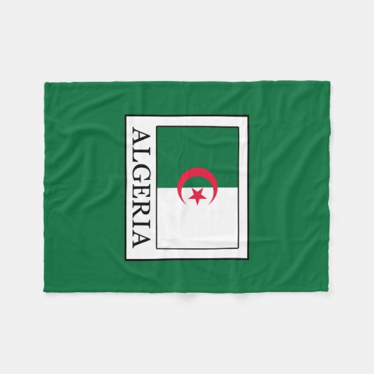 Algerije Fleece Deken (Voorkant (Horizontaal))