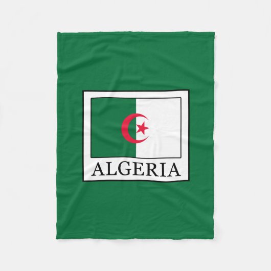Algerije Fleece Deken (Voorkant)