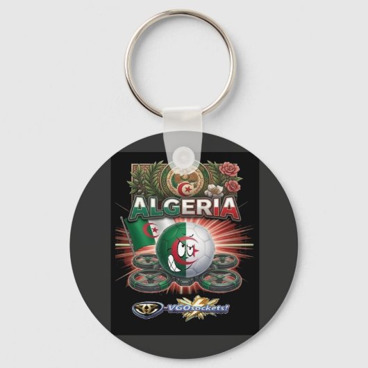 Algerije-GBall-001 Sleutelhanger (Voorkant)