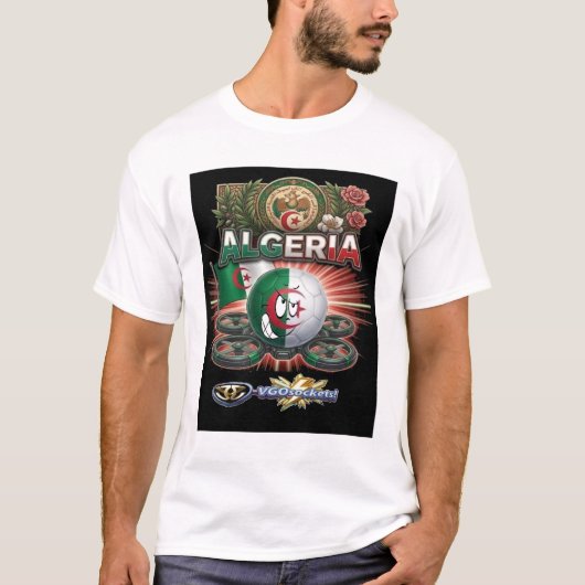 Algerije-GBall-001 T-shirt (Voorkant)