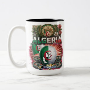 Algerije-GBall-002 Tweekleurige Koffiemok