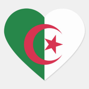 algerije hart sticker