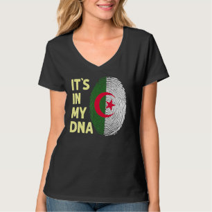 Algerije in mijn Algerijnse dna - vlaggenteam Alge T-shirt