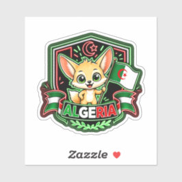 Algerije Kids op maat gesneden vinyl sticker