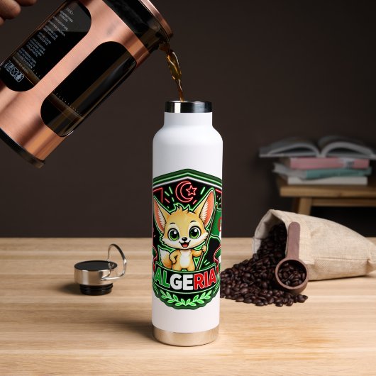 Algerije Kinderen Waterfles (Koffie (Gedraaid) )