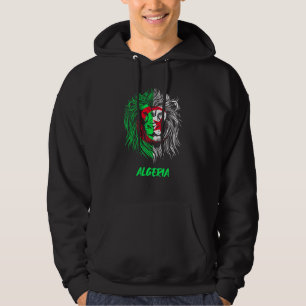 Algerije Leeuw Algerijnse vlag Algerije Hoodie