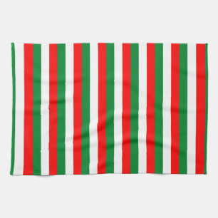 algerije Libanon Oman Italië vlag strepen rood wit Theedoek
