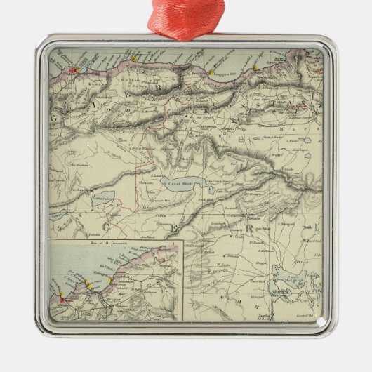 Algerije Metalen Ornament (Voorkant)