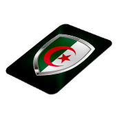Algerije Metallic Emblem Magneet (Linkerzijde)