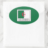Algerije Ovale Sticker (Tas)