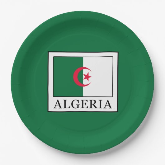 Algerije Papieren Bordje (Voorkant)