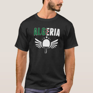 Algerije Ping Pong Algerijnse Table Tennis T-shirt