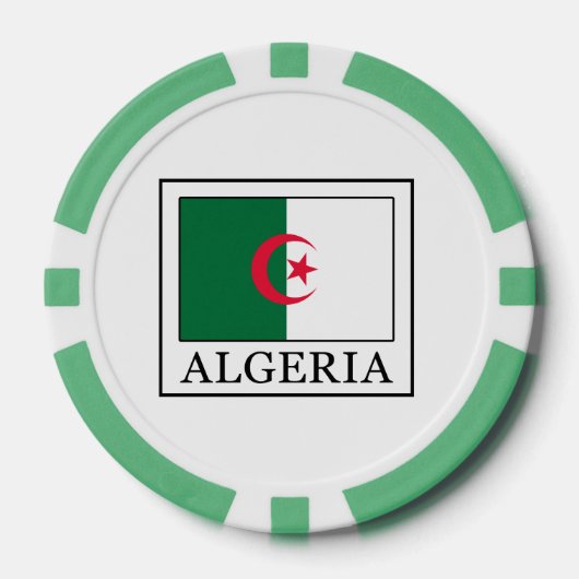 Algerije Poker Chips (Voorkant)