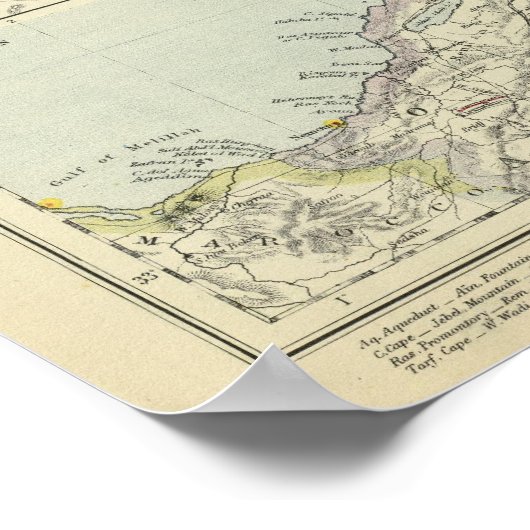 Algerije Poster (Hoek)