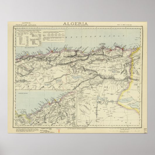 Algerije Poster (Voorkant)