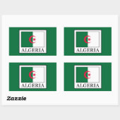 Algerije Rechthoekige Sticker (Vel)