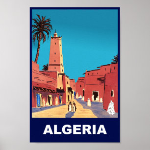 Algerije reisposter poster