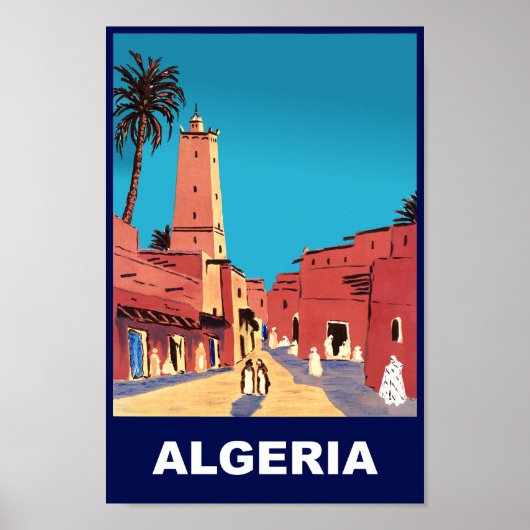Algerije reisposter poster (Voorkant)