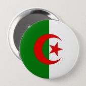 Algerije Ronde Button 4,0 Cm (Voorkant /achterkant)