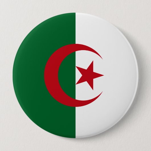 Algerije Ronde Button 4,0 Cm (Voorkant)
