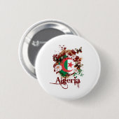 Algerije Ronde Button 5,7 Cm (Voorkant /achterkant)