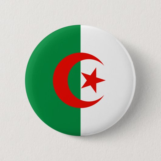 Algerije Ronde Button 5,7 Cm (Voorkant)