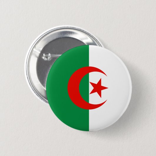 Algerije Ronde Button 5,7 Cm (Voorkant /achterkant)
