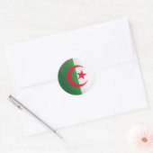 Algerije Ronde pictogramvlag Ronde Sticker (Envelop)