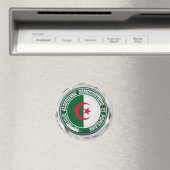 Algerije Round Emblem Magneet (Insitu (Vaatwasser))