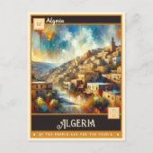 Algerije | schilderij briefkaart (Voorkant)