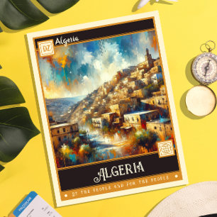Algerije    schilderij briefkaart